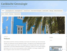 Tablet Screenshot of caribischegenealogie.org